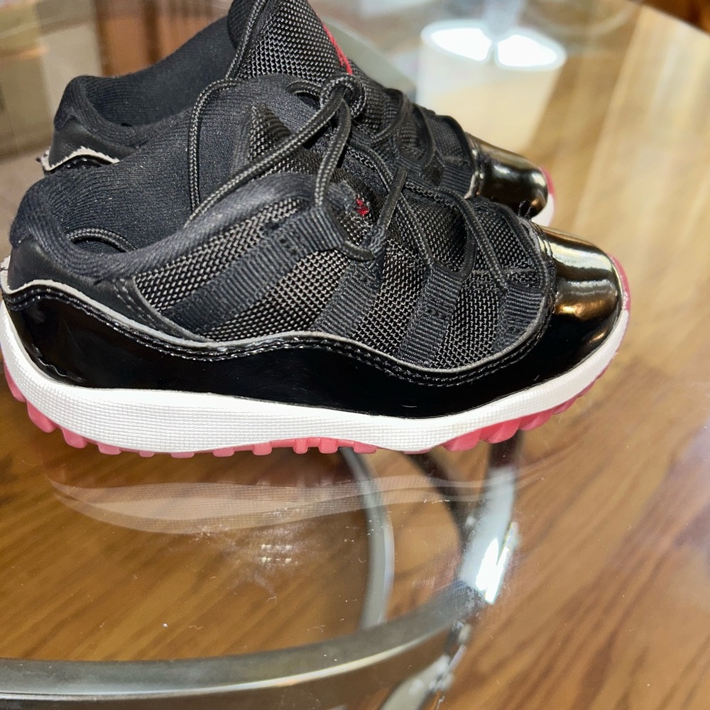 Stylish Black and Red “Jordan” Kids Shoes